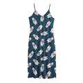 Christmas Polar Bear Pattern Print Jersey Midi Cami Dress