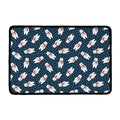 Christmas Polar Bear Pattern Print Kitchen Mat