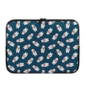 Christmas Polar Bear Pattern Print Laptop Sleeve