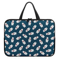 Christmas Polar Bear Pattern Print Laptop Sleeve With Handle