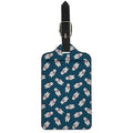 Christmas Polar Bear Pattern Print Luggage Tag