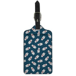 Christmas Polar Bear Pattern Print Luggage Tag