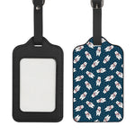 Christmas Polar Bear Pattern Print Luggage Tag