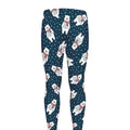 Christmas Polar Bear Pattern Print Men's Leggings