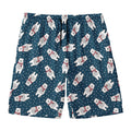 Christmas Polar Bear Pattern Print Men's Swim Trunks