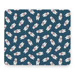 Christmas Polar Bear Pattern Print Mouse Pad