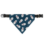 Christmas Polar Bear Pattern Print Over The Collar Dog Bandana