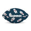 Christmas Polar Bear Pattern Print Rugby Ball