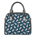 Christmas Polar Bear Pattern Print Shoulder Handbag