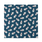 Christmas Polar Bear Pattern Print Silk Bandana