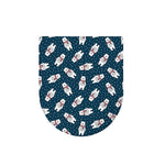 Christmas Polar Bear Pattern Print Toilet Lid Cover