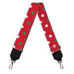 Christmas Polka Dot Pattern Print Bag Strap