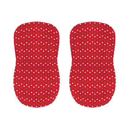 Christmas Polka Dot Pattern Print Bar Stool Covers