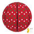 Christmas Polka Dot Pattern Print Basketball