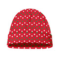 Christmas Polka Dot Pattern Print Beanie