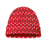 Christmas Polka Dot Pattern Print Beanie