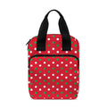 Christmas Polka Dot Pattern Print Bible Tote Bag