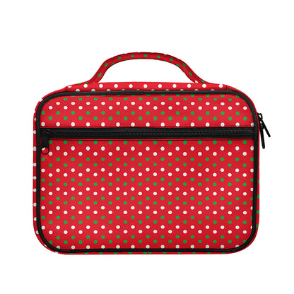 Christmas Polka Dot Pattern Print Briefcase Bible Bag