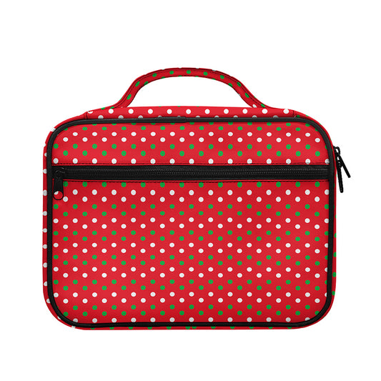Christmas Polka Dot Pattern Print Briefcase Bible Bag