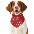 Christmas Polka Dot Pattern Print Dog Bandana