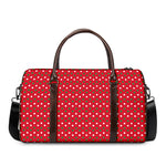 Christmas Polka Dot Pattern Print Duffle Bag