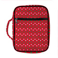 Christmas Polka Dot Pattern Print Front Pocket Bible Bag