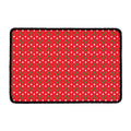 Christmas Polka Dot Pattern Print Kitchen Mat