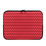 Christmas Polka Dot Pattern Print Laptop Sleeve