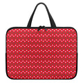 Christmas Polka Dot Pattern Print Laptop Sleeve With Handle