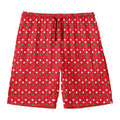 Christmas Polka Dot Pattern Print Men's Swim Trunks