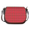 Christmas Polka Dot Pattern Print Saddle Bag
