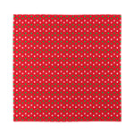 Christmas Polka Dot Pattern Print Silk Bandana