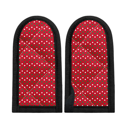 Christmas Polka Dot Pattern Print Skillet Handle Cover
