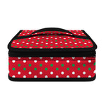 Christmas Polka Dot Pattern Print Small Lunch Bag