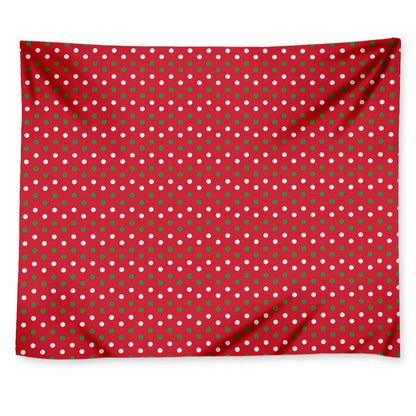 Christmas Polka Dot Pattern Print Tapestry