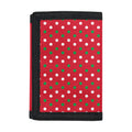 Christmas Polka Dot Pattern Print Trifold Wallet