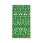 Christmas Pot Leaf Pattern Print Baby Crib Sheet