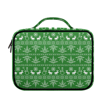 Christmas Pot Leaf Pattern Print Briefcase Bible Bag