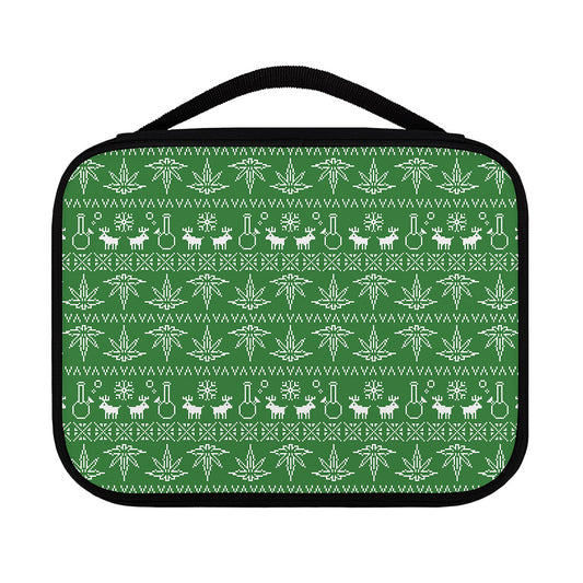 Christmas Pot Leaf Pattern Print Classic Bible Case