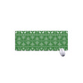 Christmas Pot Leaf Pattern Print Extended Mouse Pad