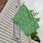 Christmas Pot Leaf Pattern Print House Flag