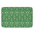Christmas Pot Leaf Pattern Print Indoor Door Mat