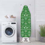 Christmas Pot Leaf Pattern Print Ironing Board Cover