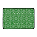 Christmas Pot Leaf Pattern Print Kitchen Mat