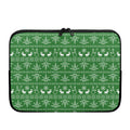 Christmas Pot Leaf Pattern Print Laptop Sleeve