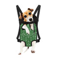 Christmas Pot Leaf Pattern Print Pet Carrier Backpack