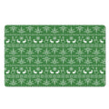 Christmas Pot Leaf Pattern Print Polyester Doormat