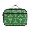 Christmas Pot Leaf Pattern Print Portable Lunch Bag