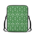Christmas Pot Leaf Pattern Print Rectangular Crossbody Bag