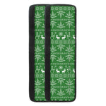 Christmas Pot Leaf Pattern Print Refrigerator Handle Covers